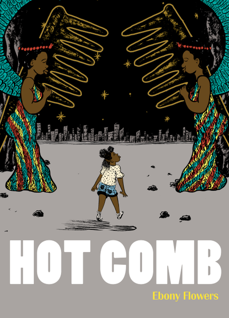 Illustration for article titled Ebony Flowers captures the thrill of new hair in this Hot Comb exclusive